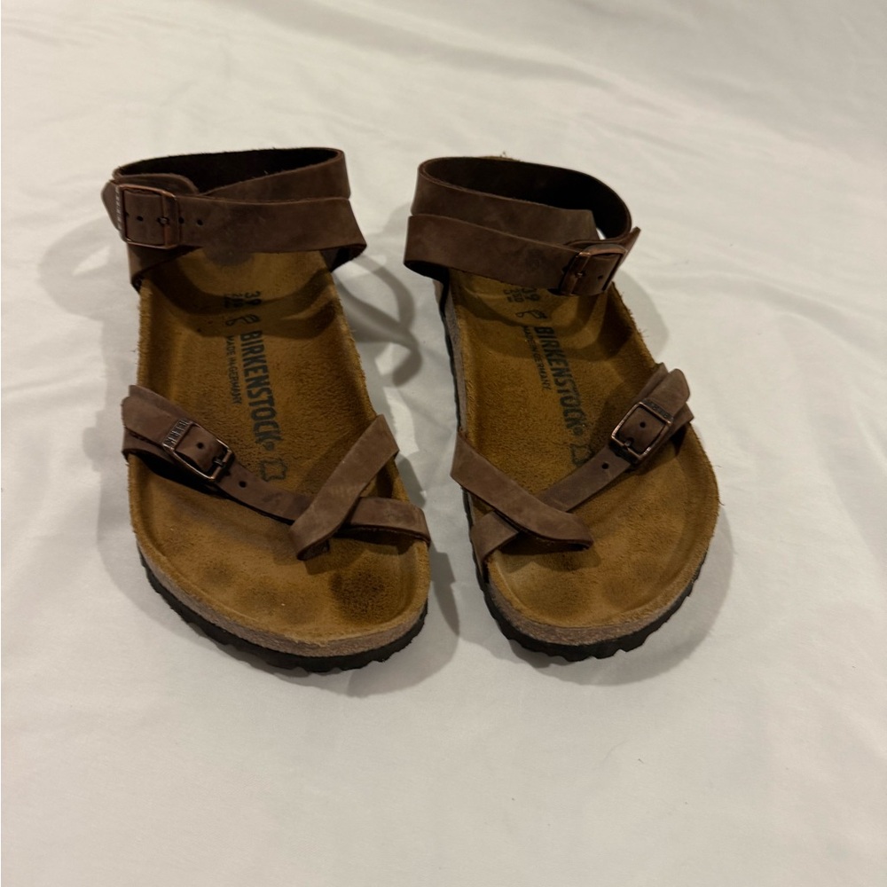 Birkenstock Brown Strap Sandals
